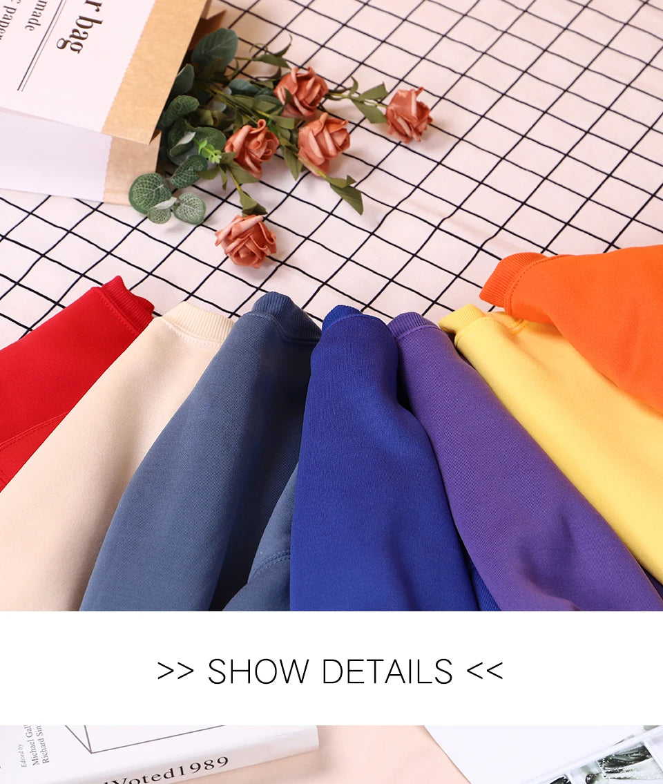 Sweat-shirt ample en coton imprimé lettre pour femme