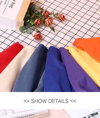 Sweat-shirt ample en coton imprimé lettre pour femme