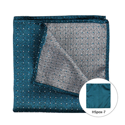 Pochette de costume homme à motif cachemire multicolore – Mouchoir de mariage tissé jacquard