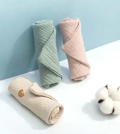 5 x Babyhandtuch aus weicher Baumwollgaze