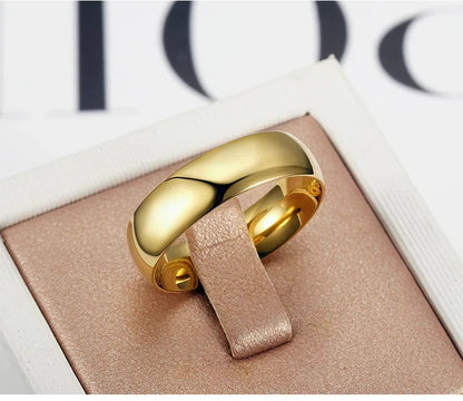 Golden Luxury Wedding Rings Perfect Anniversary Couples gift