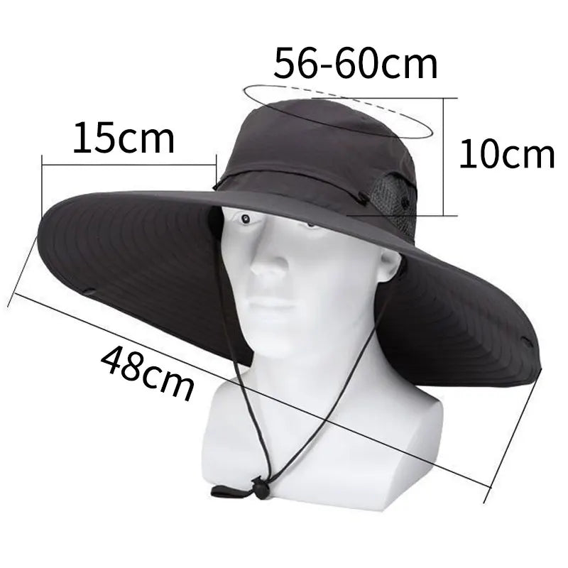 Breathable UV Protection Large Brim Sun Hat