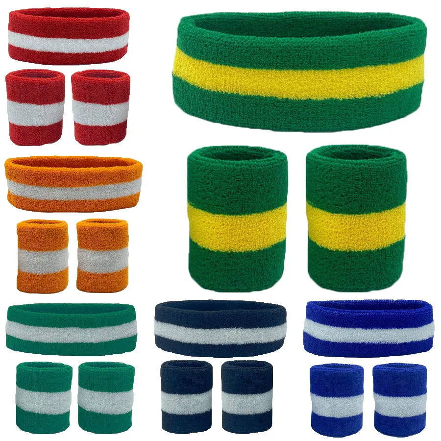 Versatile Sweat Bands Set for Active Lifestyles