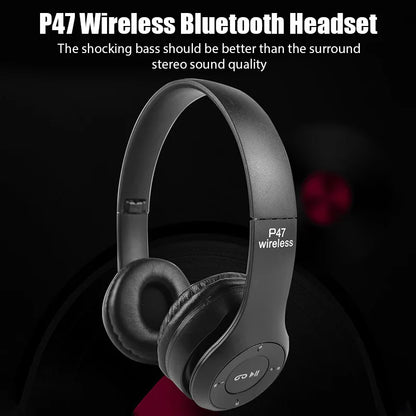 Stereo P47 Bluetooth-Headset – zusammenklappbares kabelloses Sport-Headset