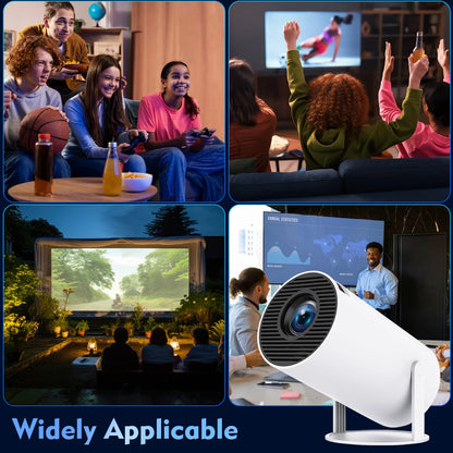 Projector HY300 Pro 4K Android 11 Dual Wifi6 260ANSI All winner H713 BT5.0 1080P 1280*720P Home Cinema Outdoor Projector