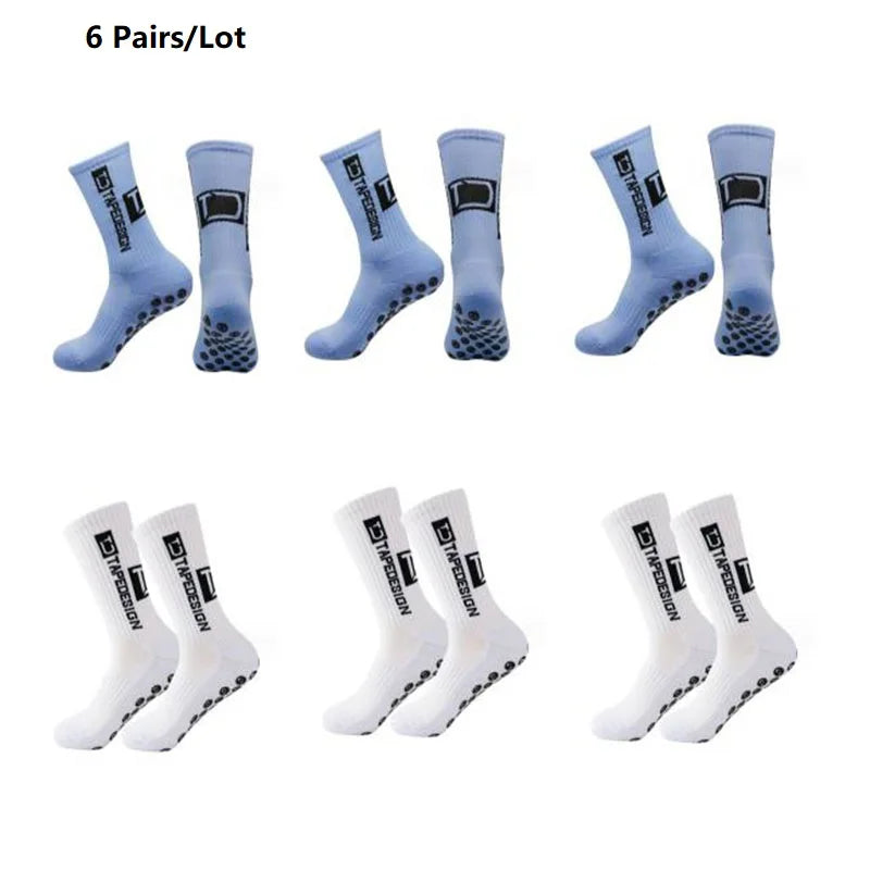 Mid-Calf Anti-Slip Sports Socks for Men