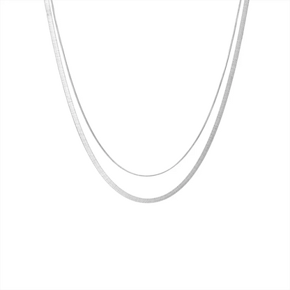 Women's Stainless Steel Pendant Drop Chain Necklace