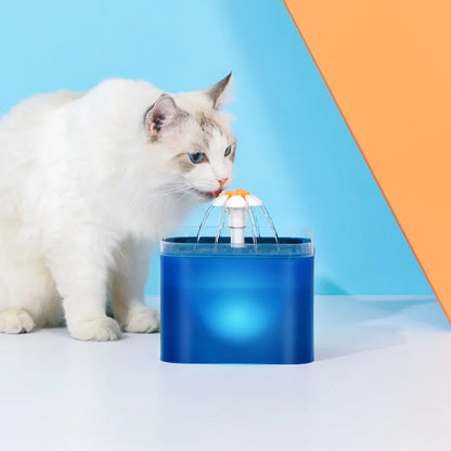 Pet Water Bowl - Transparent Large Capacity 2L Pet Water Dispenser