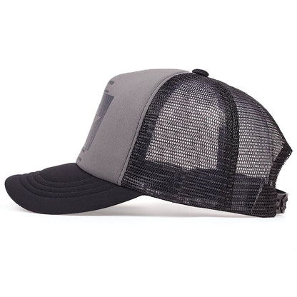Adjustable Outdoor Sunshade Cap with Breathable Print