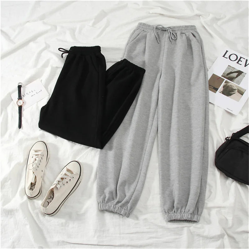 Oversized-Sweatpants für Damen – High-Waist-Streetwear-Sporthose