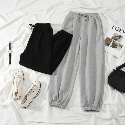 Oversized-Sweatpants für Damen – High-Waist-Streetwear-Sporthose