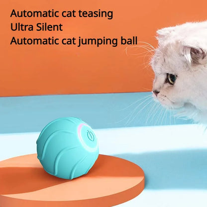Jouet à bille roulante intelligent pour chat de compagnie - Balle rebondissante automatique pour chatons