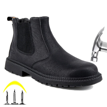 Waterproof Work & Safety Boots - Men Leather boots
