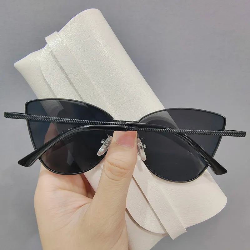 Cat Eye Frame Retro Sun Shades Women Sunglasses