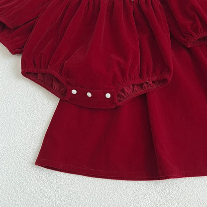 Baby Girls Sweet Doll Collar Dress