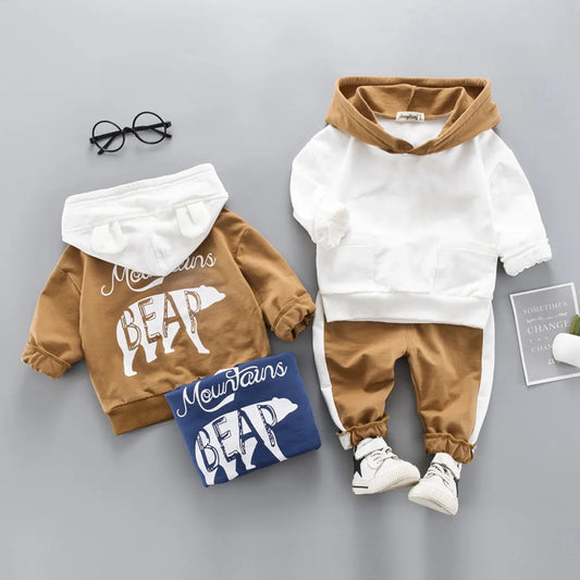 Ensembles de vêtements pour bébés garçons nouveau-nés-tenue de Costume de printemps et d'automne pour bébé