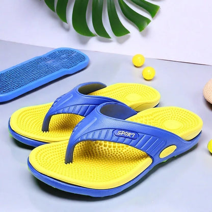 Men's Lightweight Massage Sole Indoor Beach Slippers