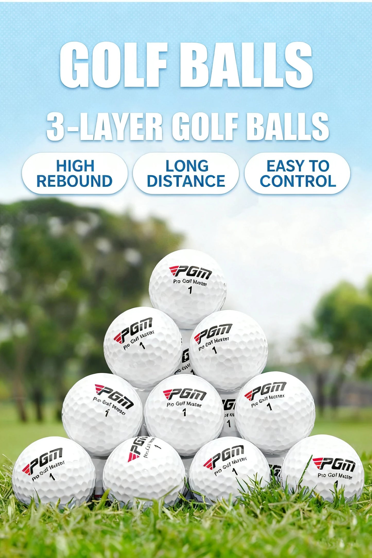golf ball, golf ball set, white golf ball