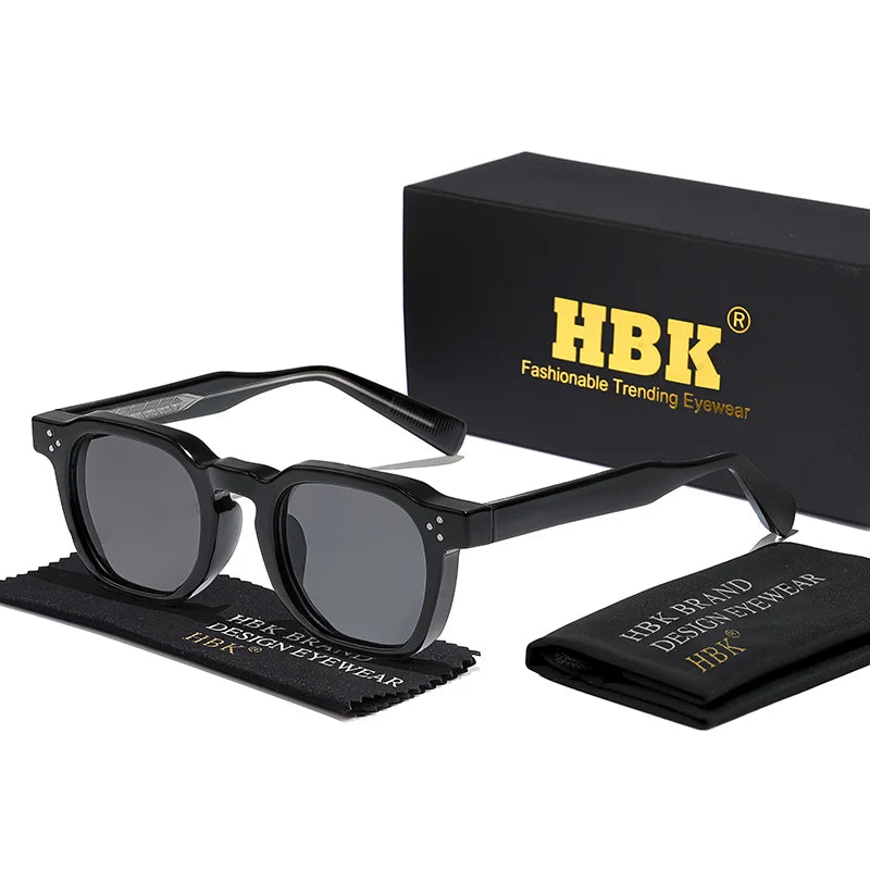 Unisex Retro Square Punk Sunglasses