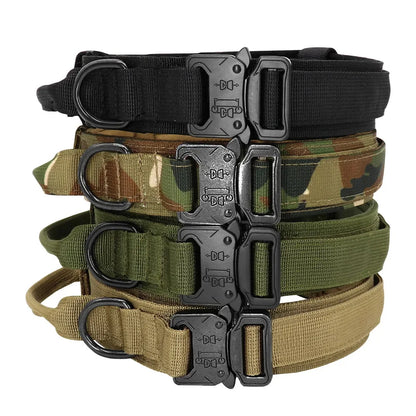 Taktisches Hundehalsband – Halsbänder für Hunde mit Leine