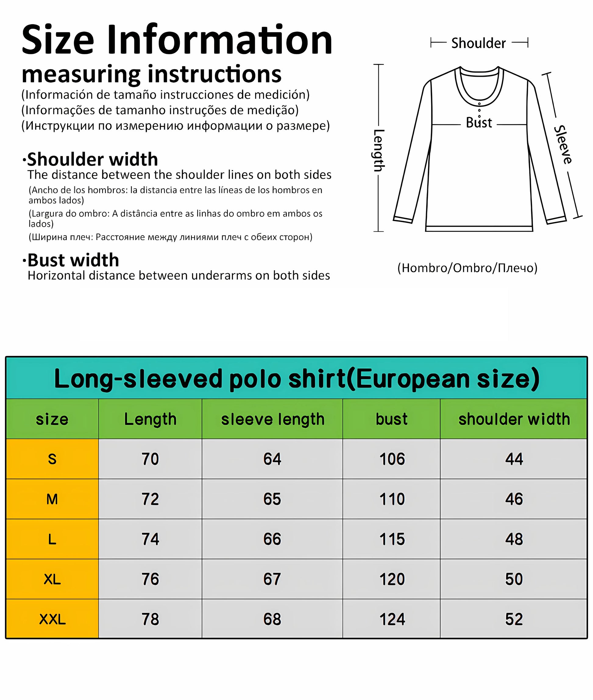 Men's Long Sleeve 3D Striped Polo Shirt