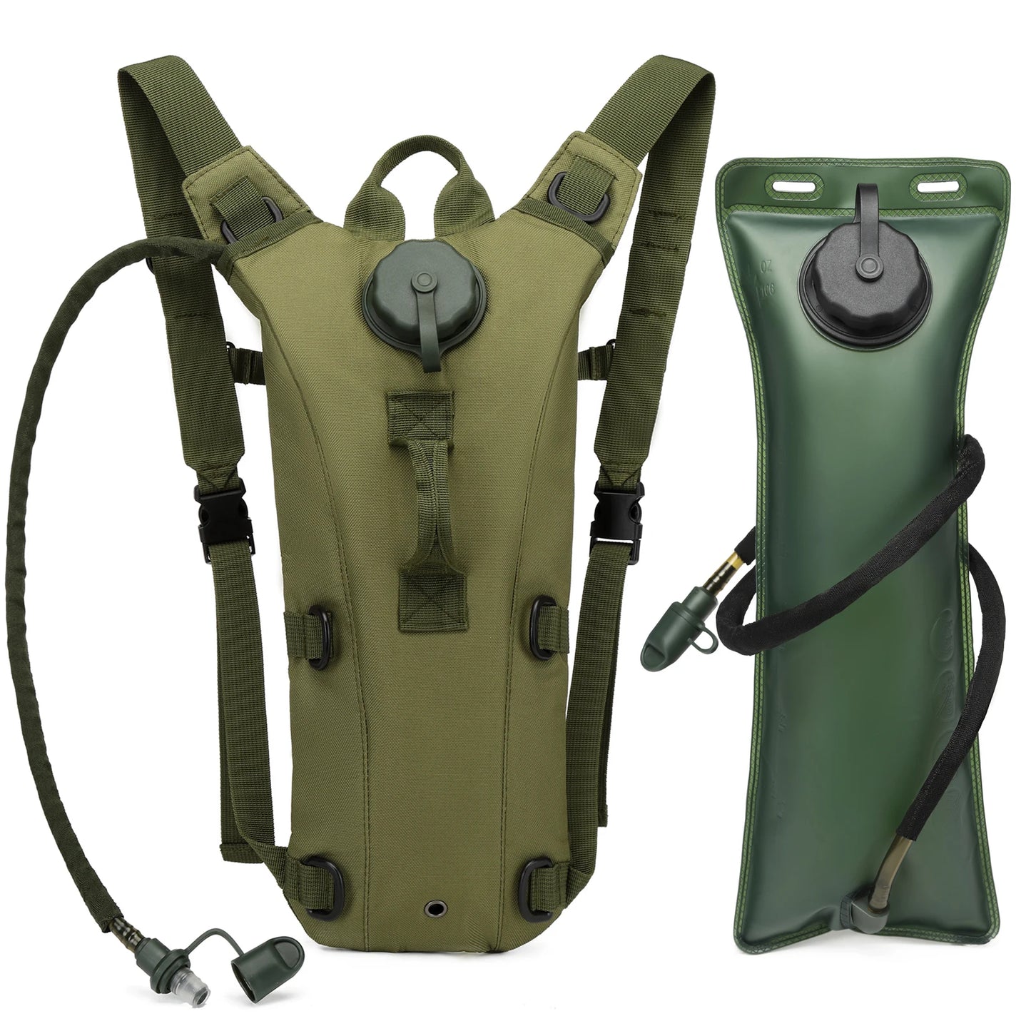 Military Tactical Hydration Pack with 3L Bladder
