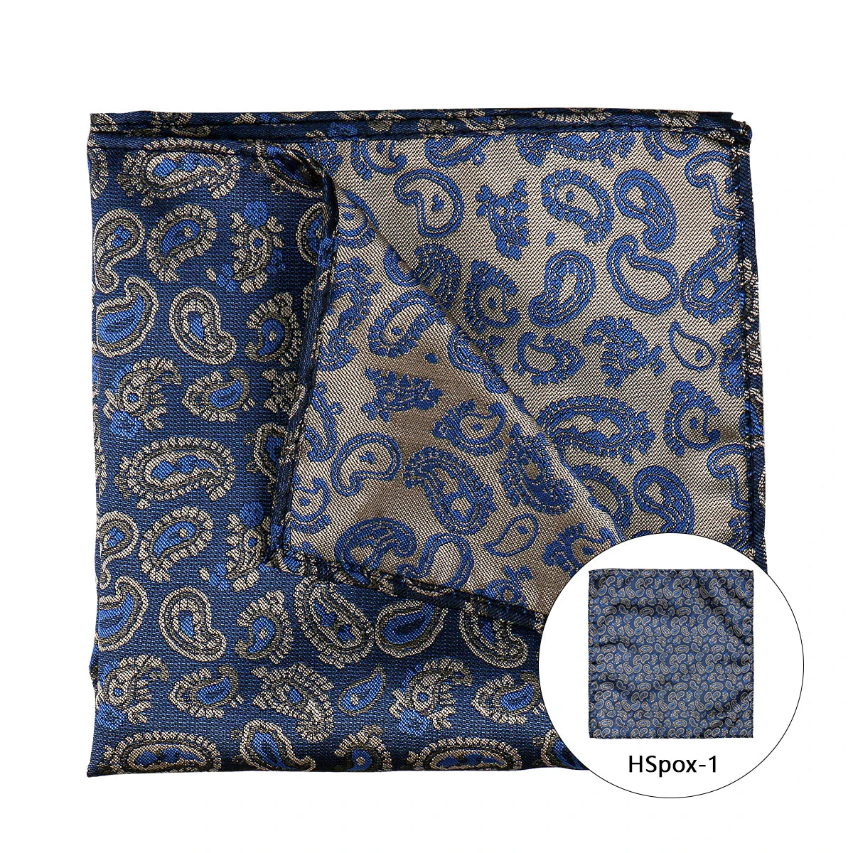 Pochette de costume homme à motif cachemire multicolore – Mouchoir de mariage tissé jacquard