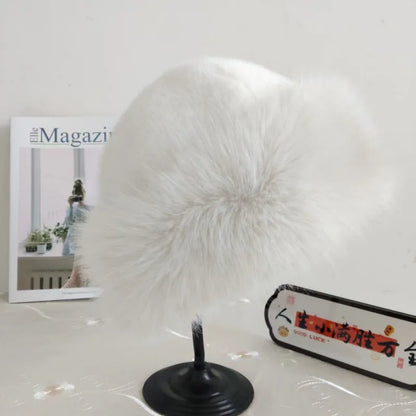 Mongolian Style Warm Fur Hat Women - Ear Protection Windproof Thick Snow Hat