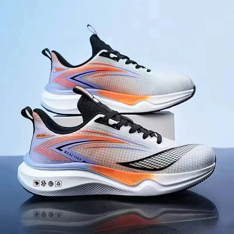 Chaussures de course à plaque de carbone à paume complète