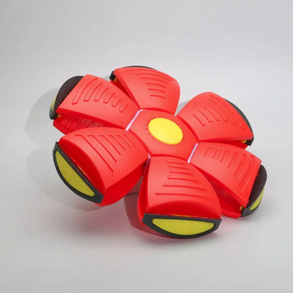 Pet LED Glow Light Magic Flying Saucer Ball Toys