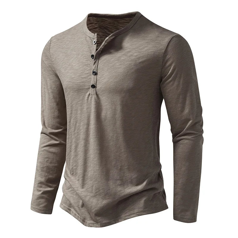 Men's Cotton Long Sleeve Casual T-Shirts