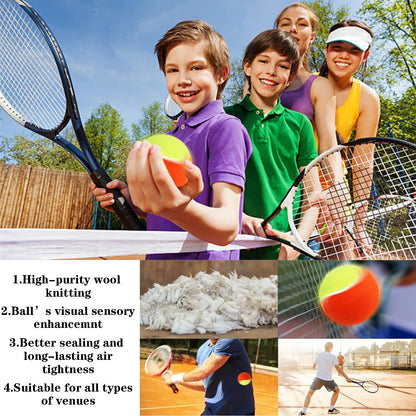 Balles de tennis pour enfants : souples et à faible compression