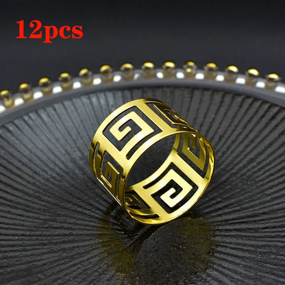 Anneaux de serviette de fête d'anniversaire