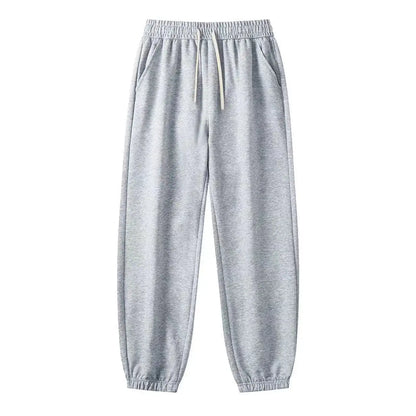 Mens Streetwear Cotton Casual Loose Trousers