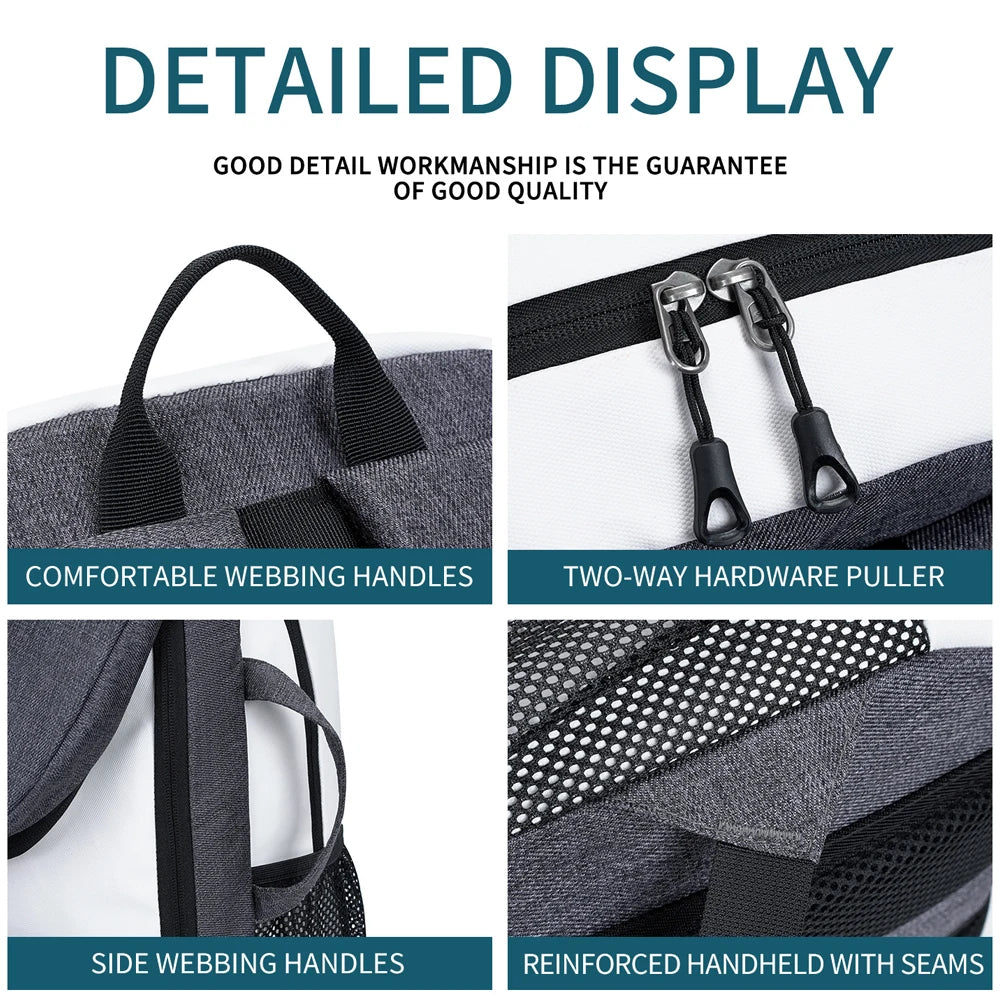 Unisex-Tennis- und Pickleball-Rucksack mit Schuhfach – bietet Platz für 2 Schläger