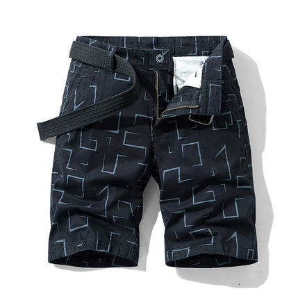Short multi-poches en coton pour homme