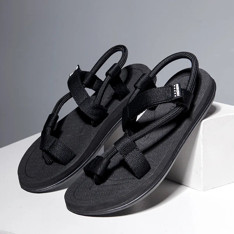 Herren-Hausschuhe mit weicher Sohle – Klobige Gladiatorensandalen 