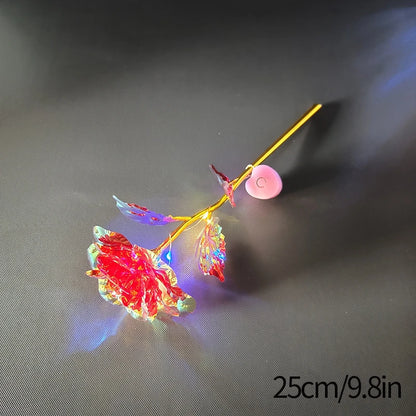 Eternal Gold Foil Rose - Creative LED Night Light Flower Valentine Gift