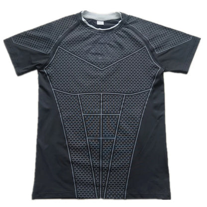 Men's Compression Skinny Fit Short Sleeve Athletic T Shirt