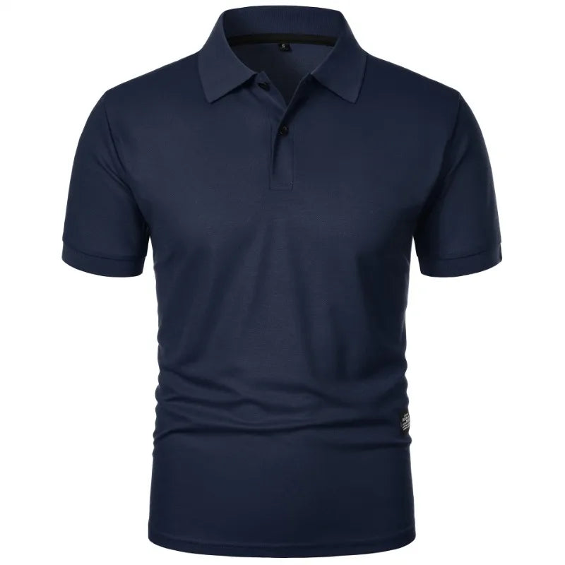 New Solid Color Polo Shirt