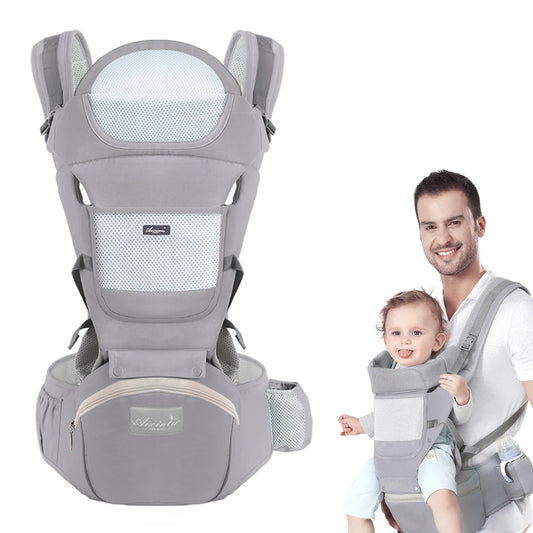 Porte-bébé ergonomique en coton pour nouveau-né, tabouret de taille pour bébé