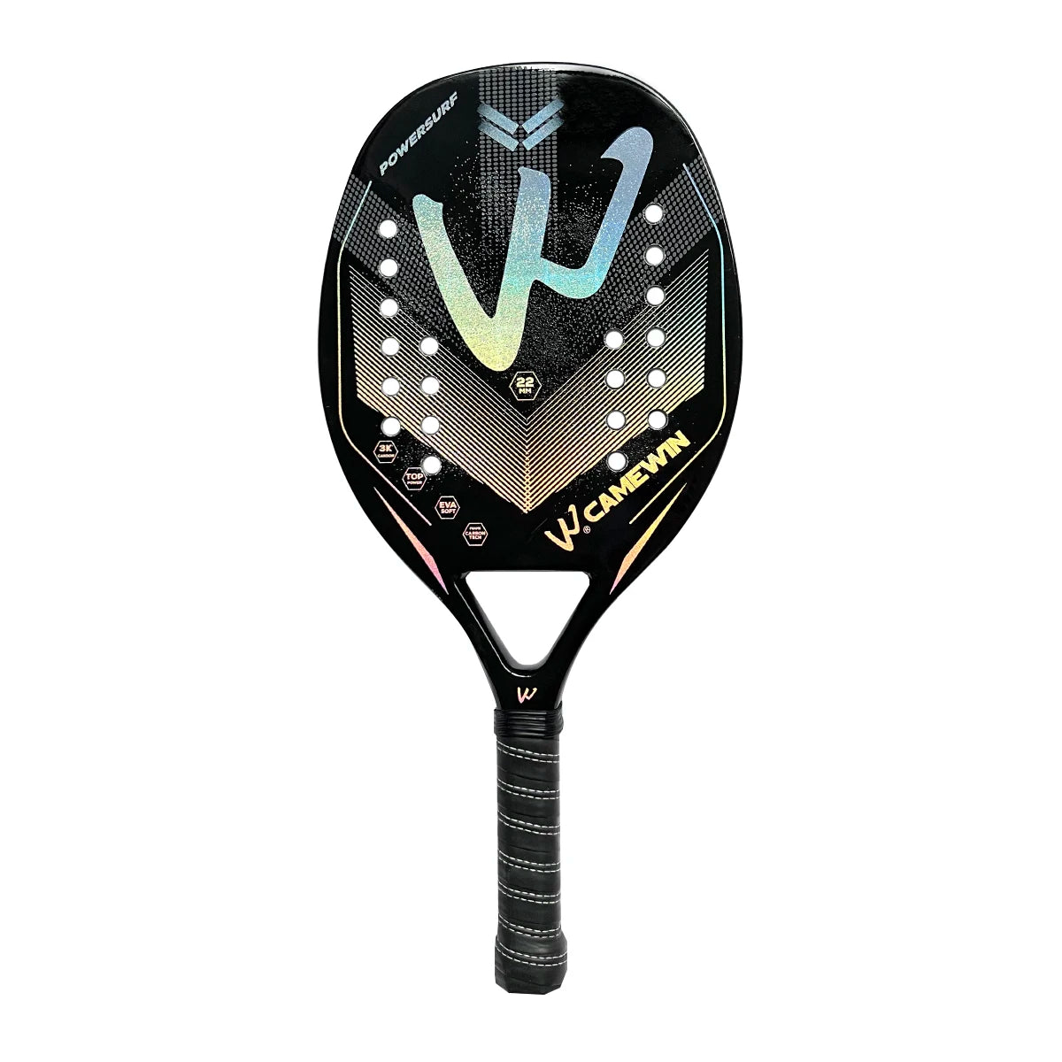 High Quality 3K Carbon and Glass Fiber Beach Tennis Racquet with Bag and Ball