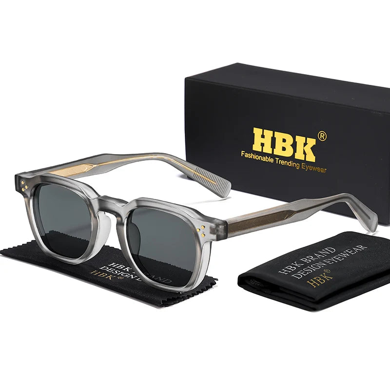 Unisex Retro Square Punk Sunglasses