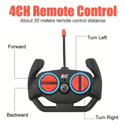 Voiture jouet de course télécommandée LED