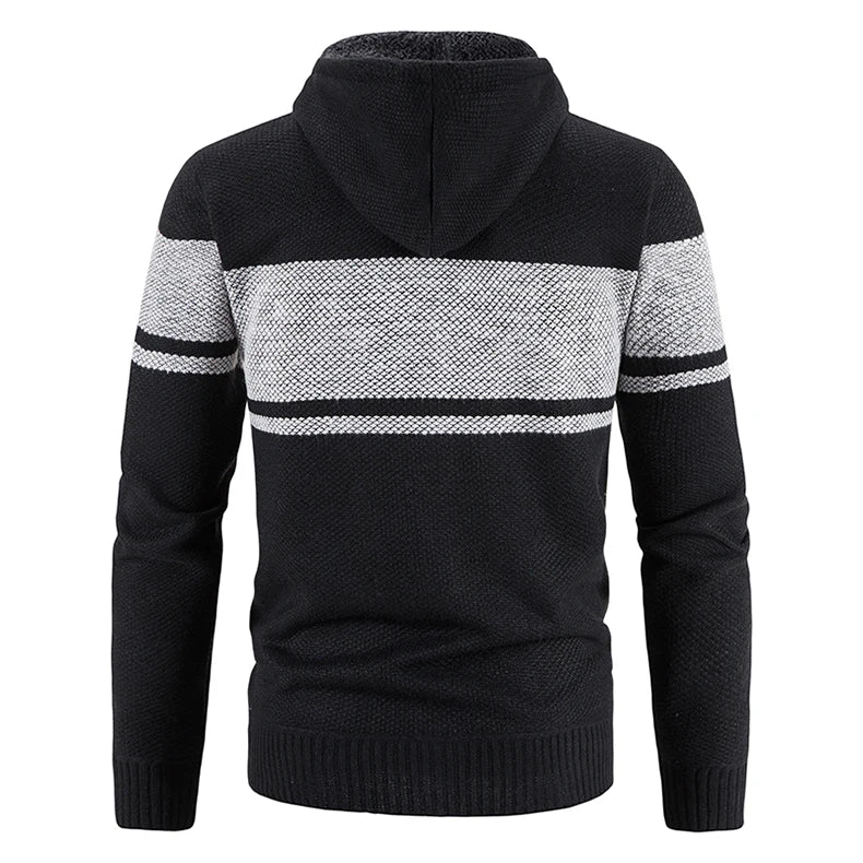 Veste à capuche de baseball slim fit pour homme