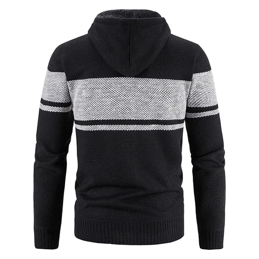 Men's Slim Fit Baseball Hoodie Jacket