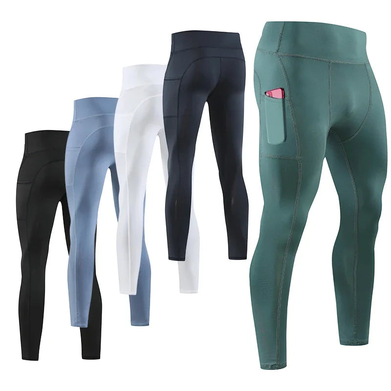 Men's Yoga Dry Fit Running Tight Leggings