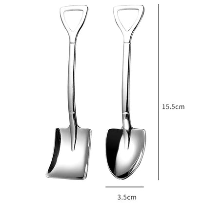 Stainless Steel Shovel Spoons Cutlery Set