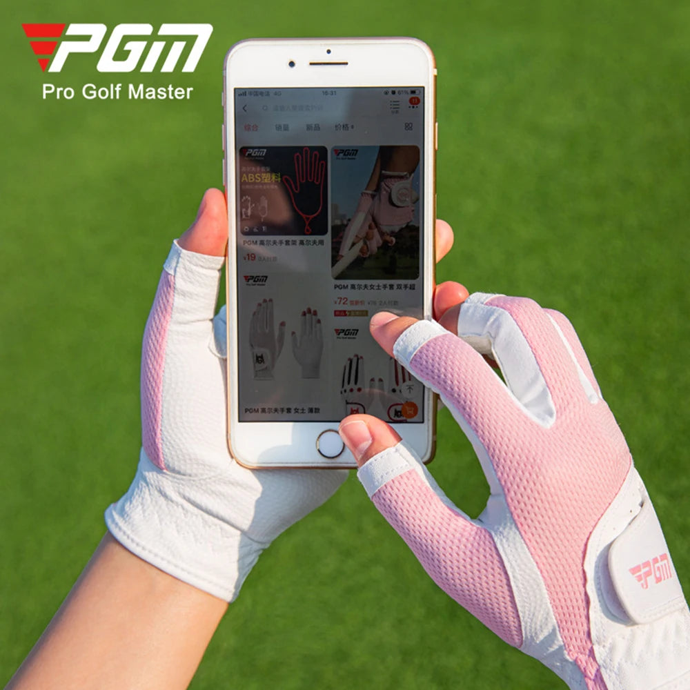 PGM Summer Women's Open Finger Golf Gloves