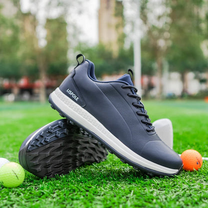 Waterproof Non-Slip Golf Shoes - Rotary Buckle